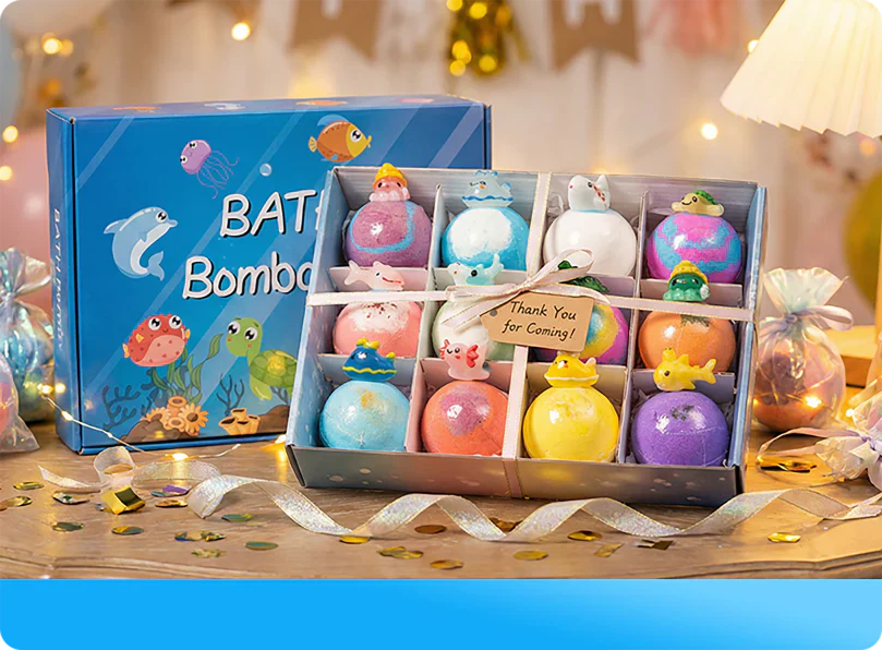 Verliyx™ - 2PCS Bath Bombs Set with Toys Inside
